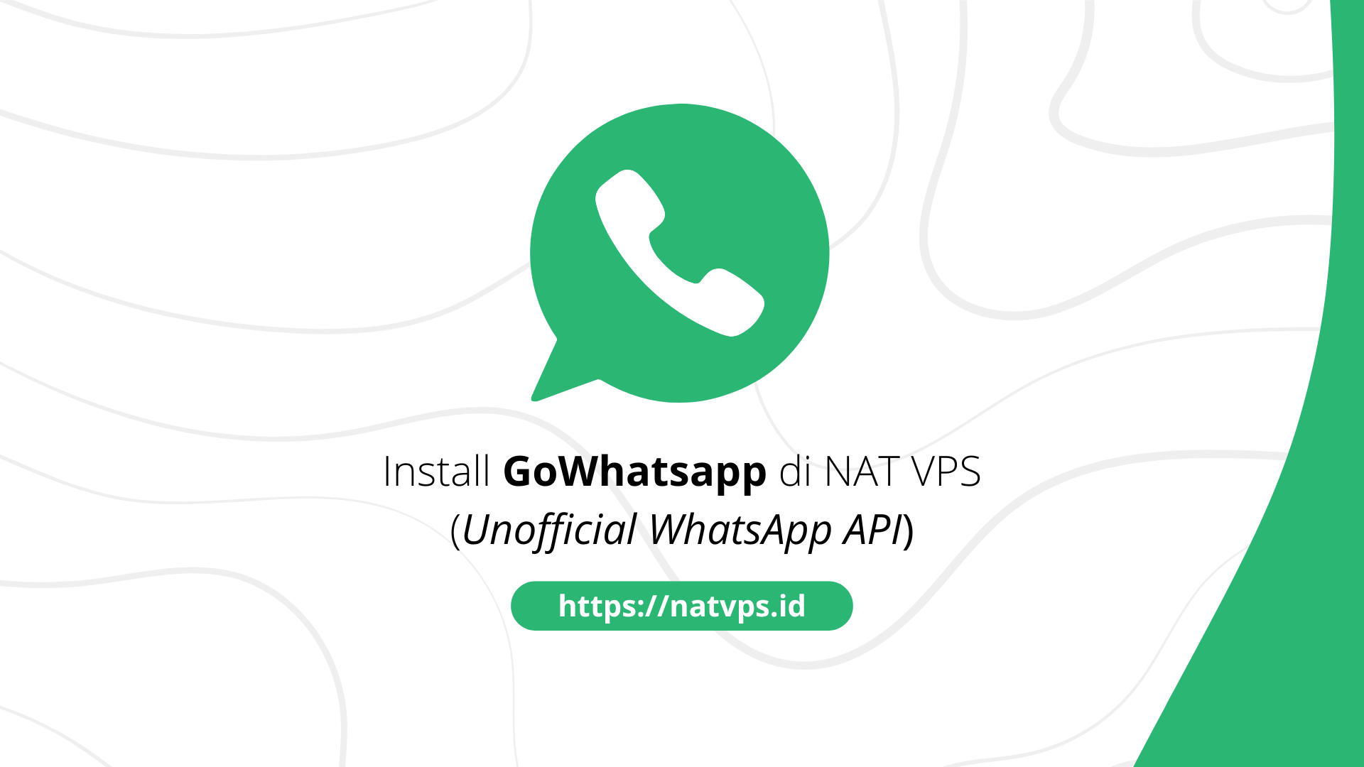 Cara menginstal gowhatsapp di nat vps