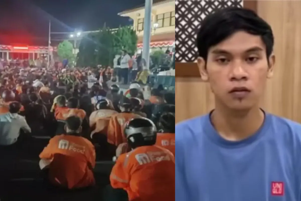 Mass-mas yang berlayar akhirnya menjadi tersangka, polisi menolak penganiaya pengemudi Shopeefood Sleman