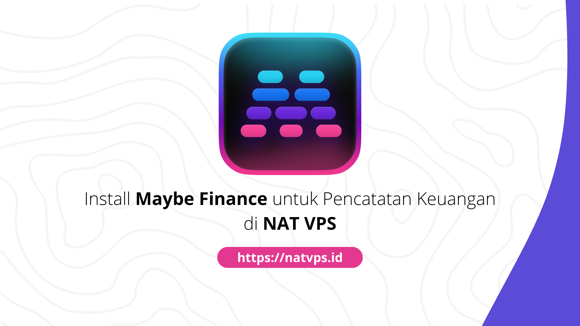 Instal mungkin keuangan untuk perekaman keuangan di NAT VPS
