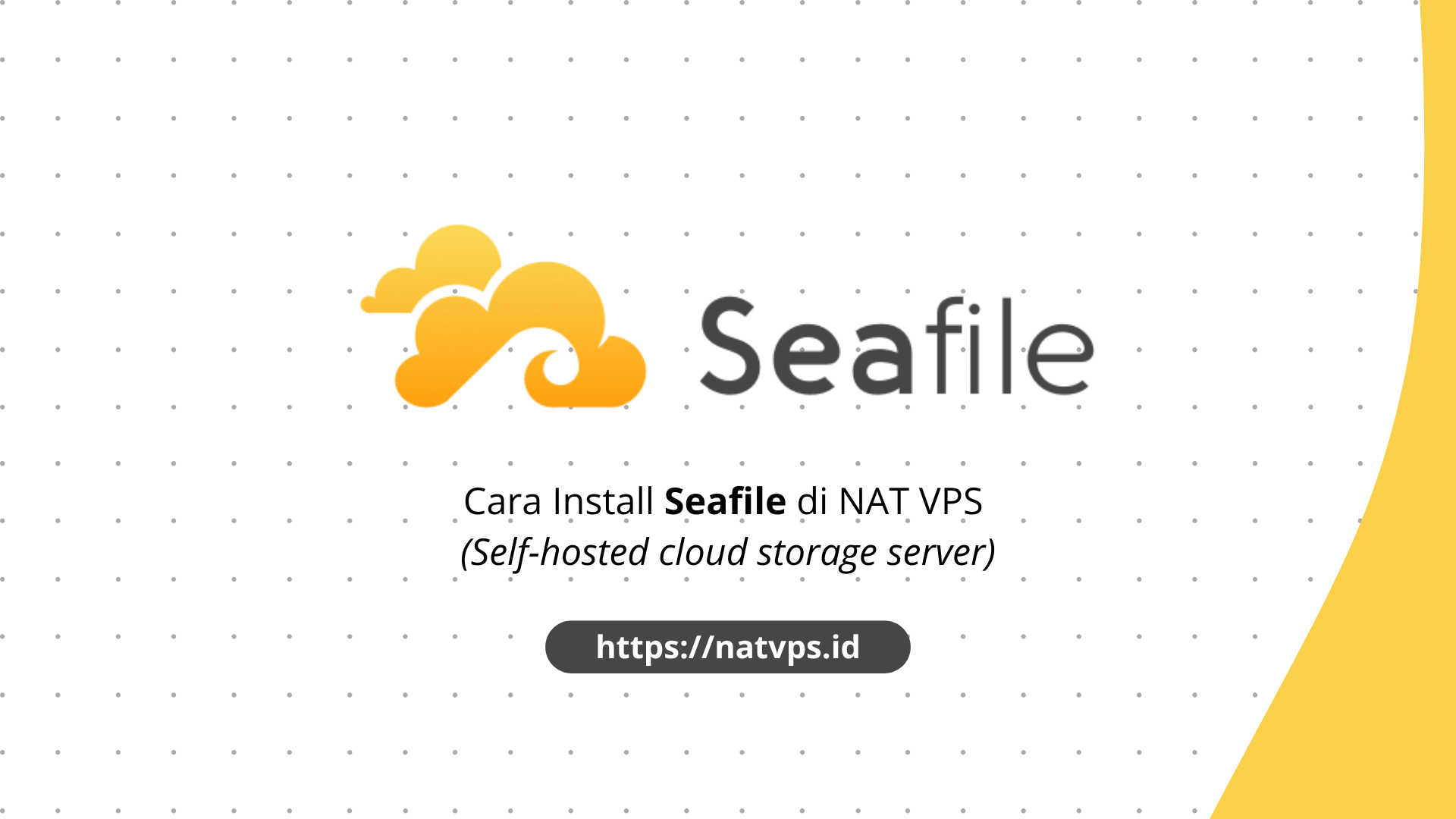 Pasang Seafile Cloud Storage di Nat VPS