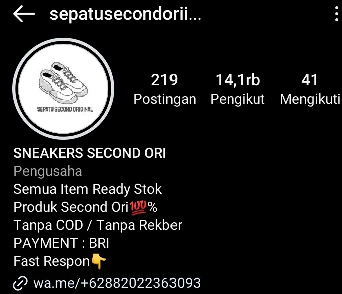 Toko online imitasi (palsu), konsumen tertipu