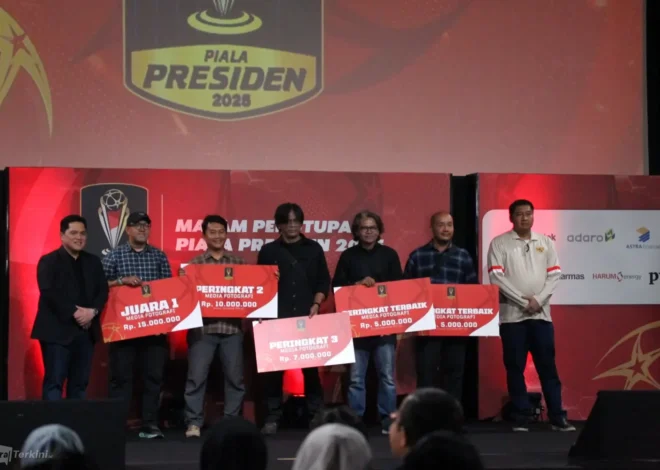 Piala Presiden 2025 Apresiasi Insan Media, Puluhan Jurnalis Raih Penghargaan