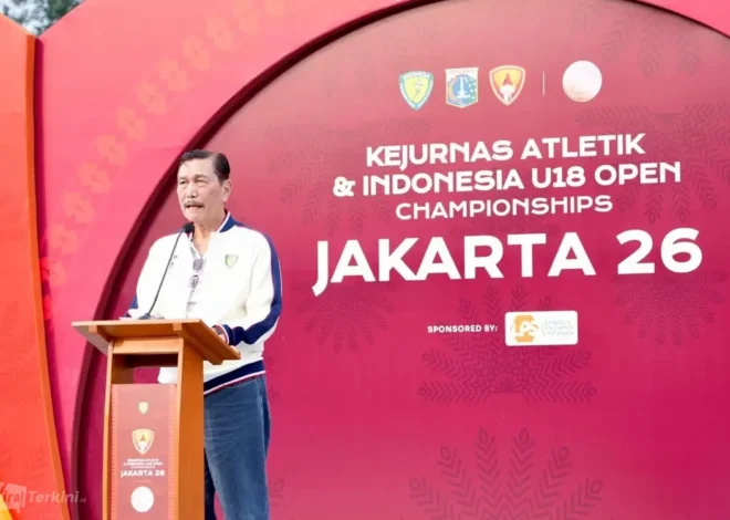 Luhut Targetkan Atletik Indonesia Dominasi Tingkat Asia