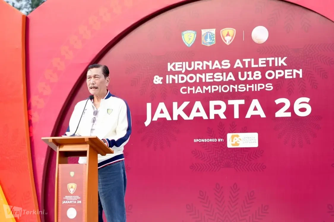 Luhut Targetkan Atletik Indonesia Dominasi Tingkat Asia