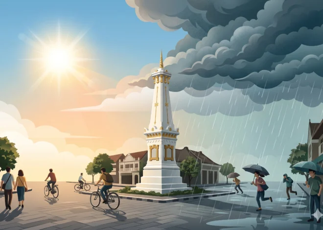 Bibit Siklon 92W Mengintai, Sleman dan Wilayah Utara DIY Potensi Hujan di Tengah Musim Kemarau